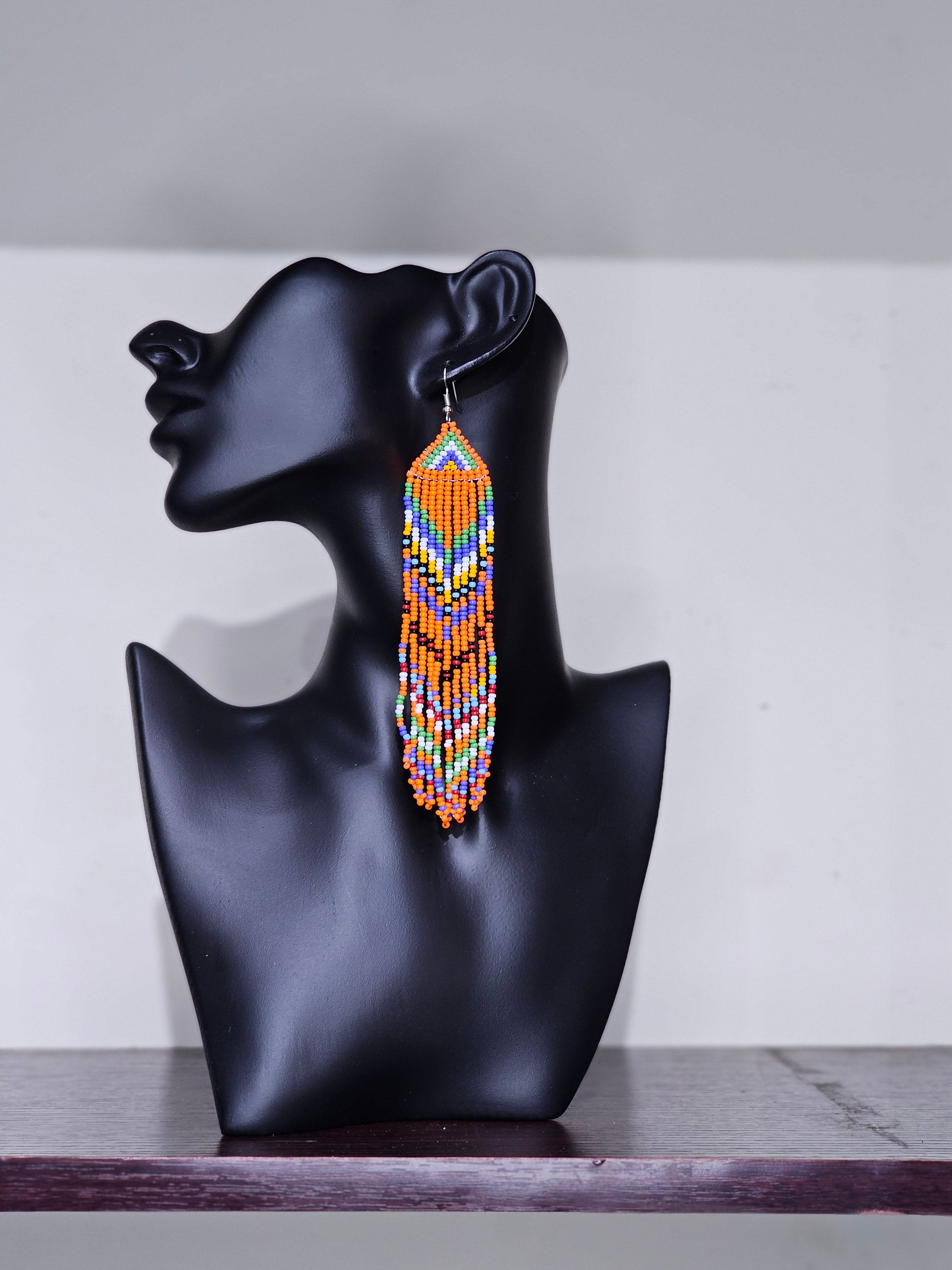 Long Maasai Earrings