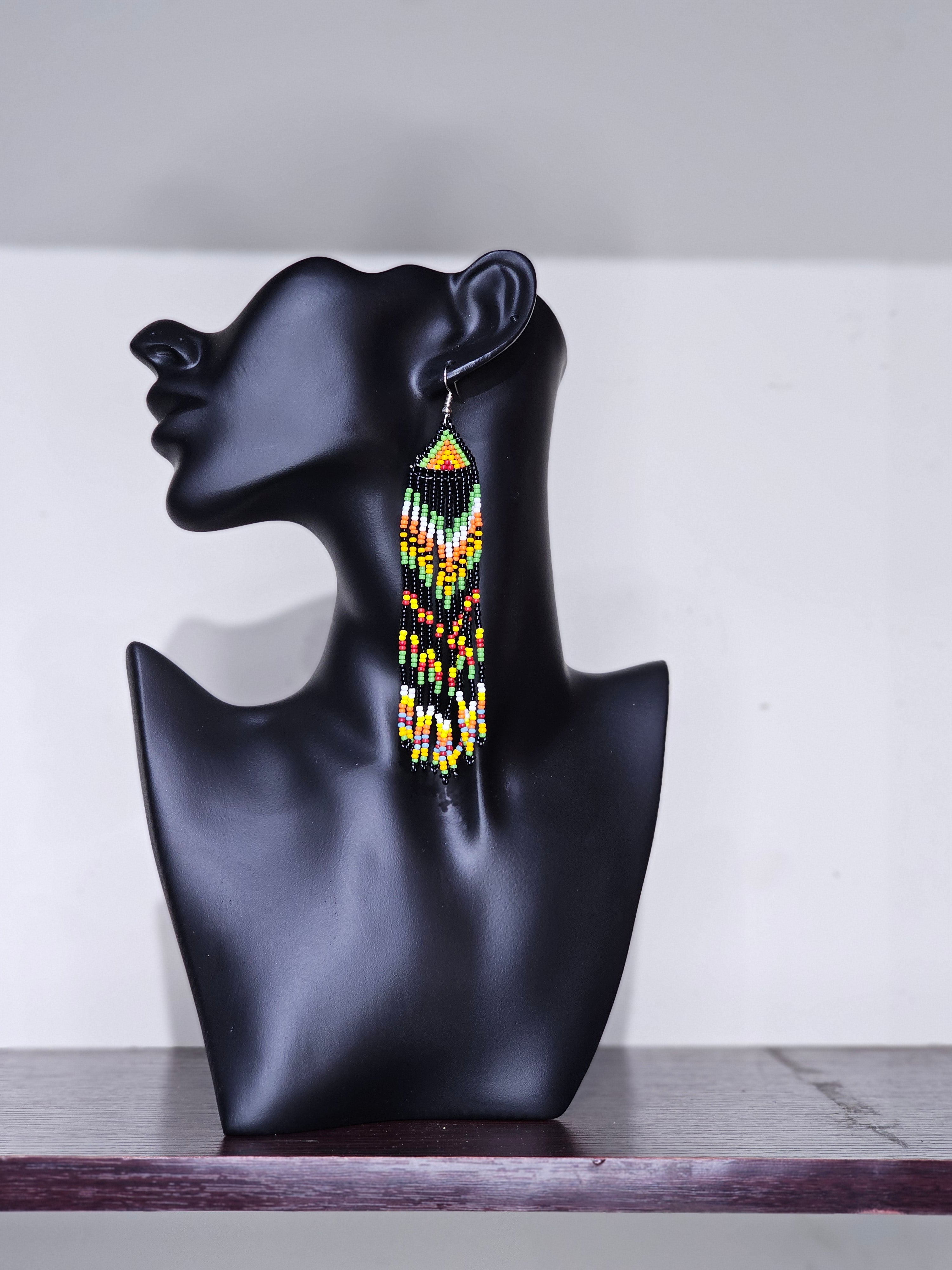 Long Maasai Earrings