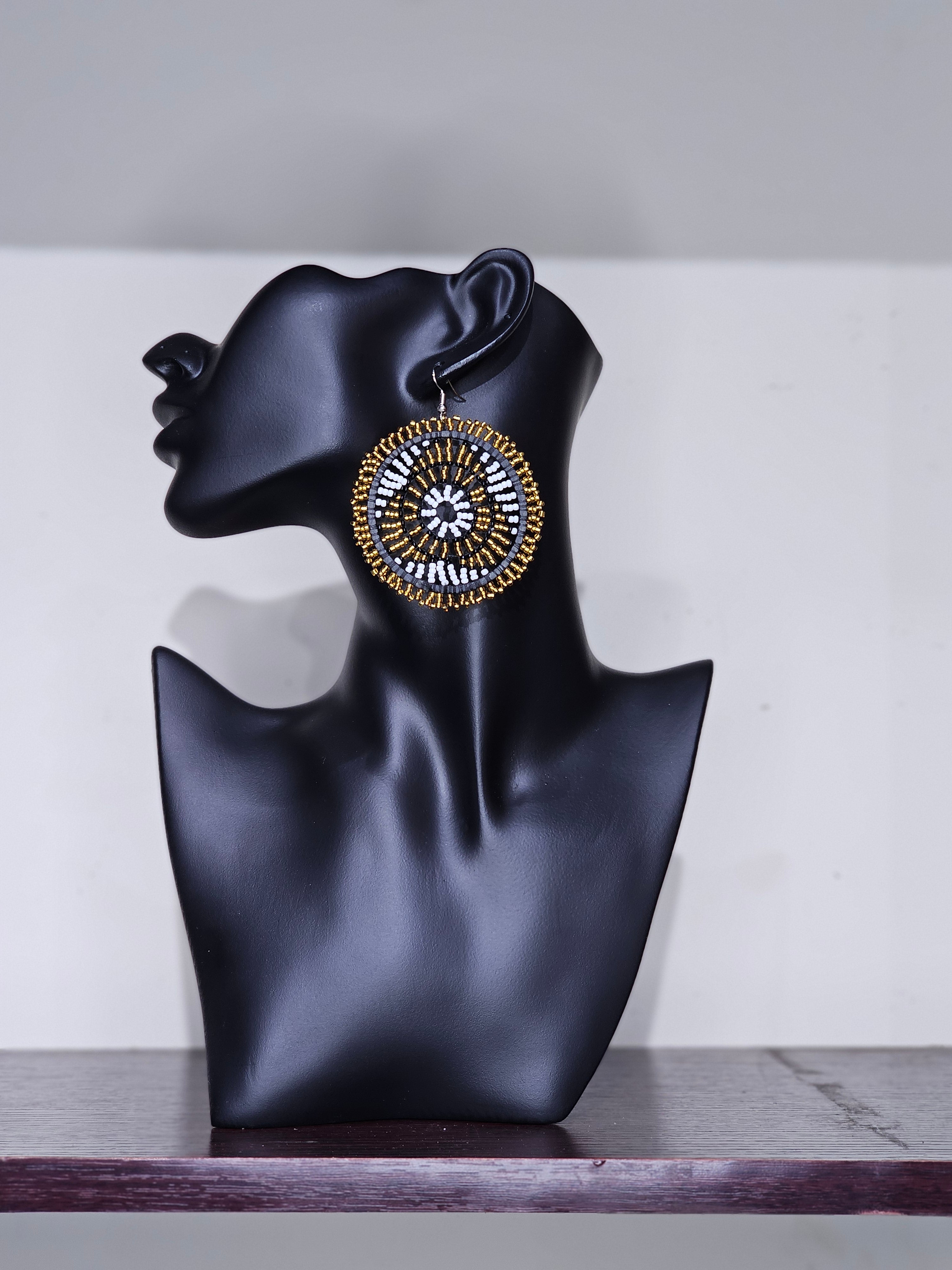 Maasai Round Earrings