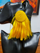 Disc + Flare Rwanda Earrings