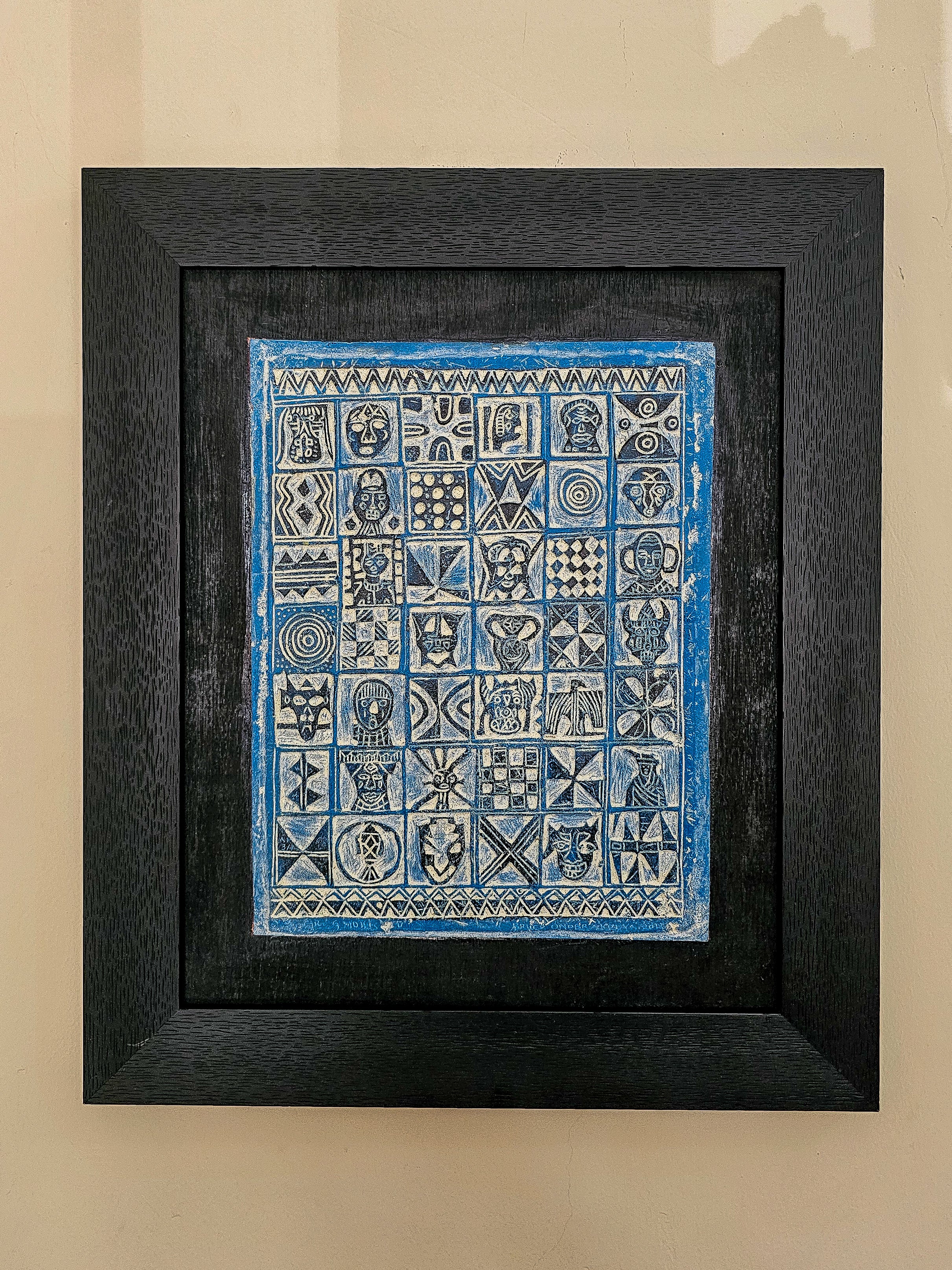 Gregs Motifs  2013 by Bruce Onobrakpeya